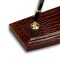 Dacasso Brown Crocodile Embossed Leather Pen Stand AG-2004 - alternate 6